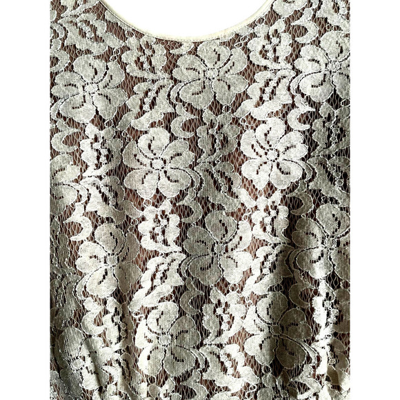 Bcbg Haile Cream Lace Short Romper - Picture 5 of 5